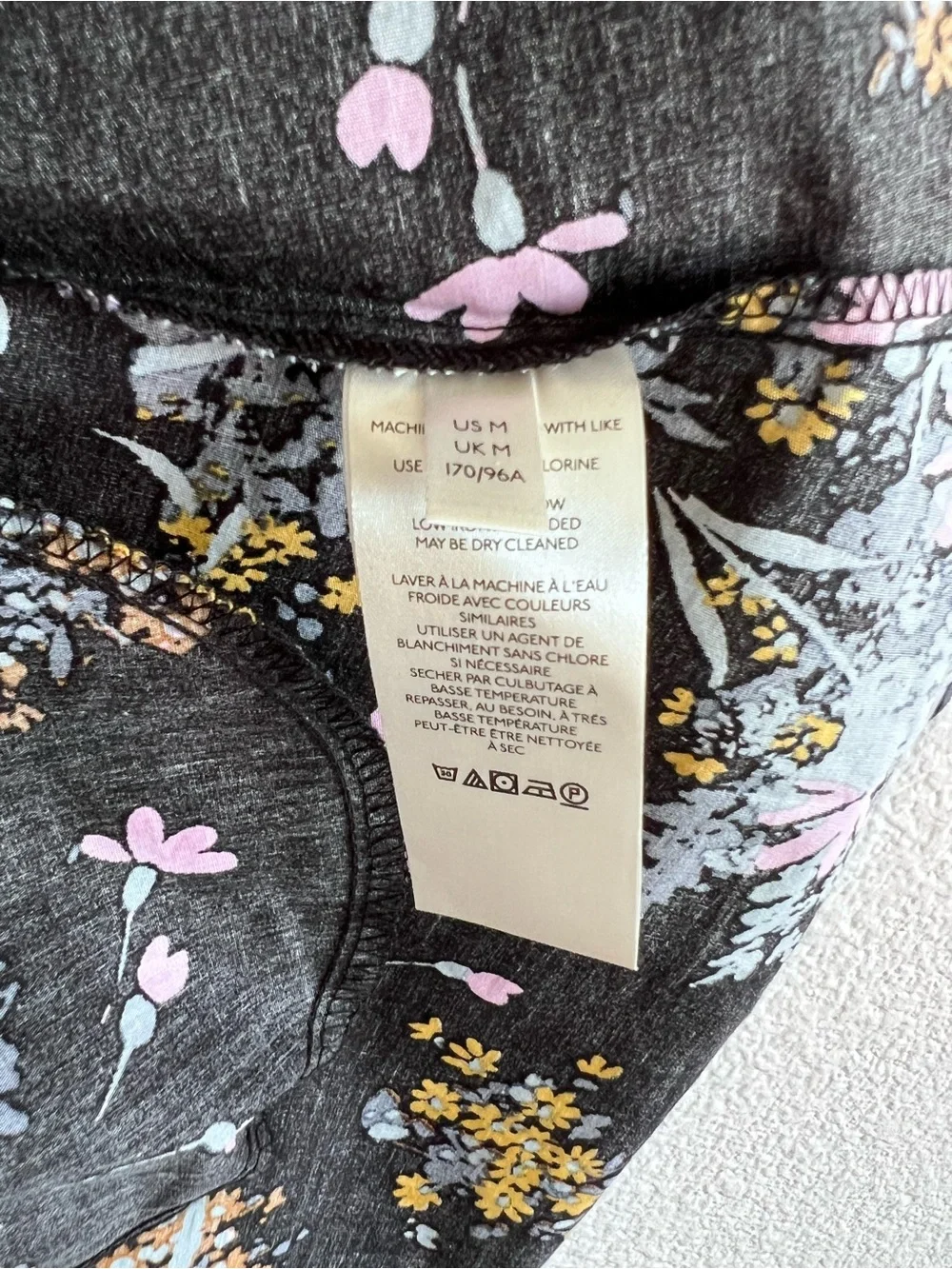 NWT Free People Women's Let The Sunshine Floral Dark Combo Babydoll A-Line Mini